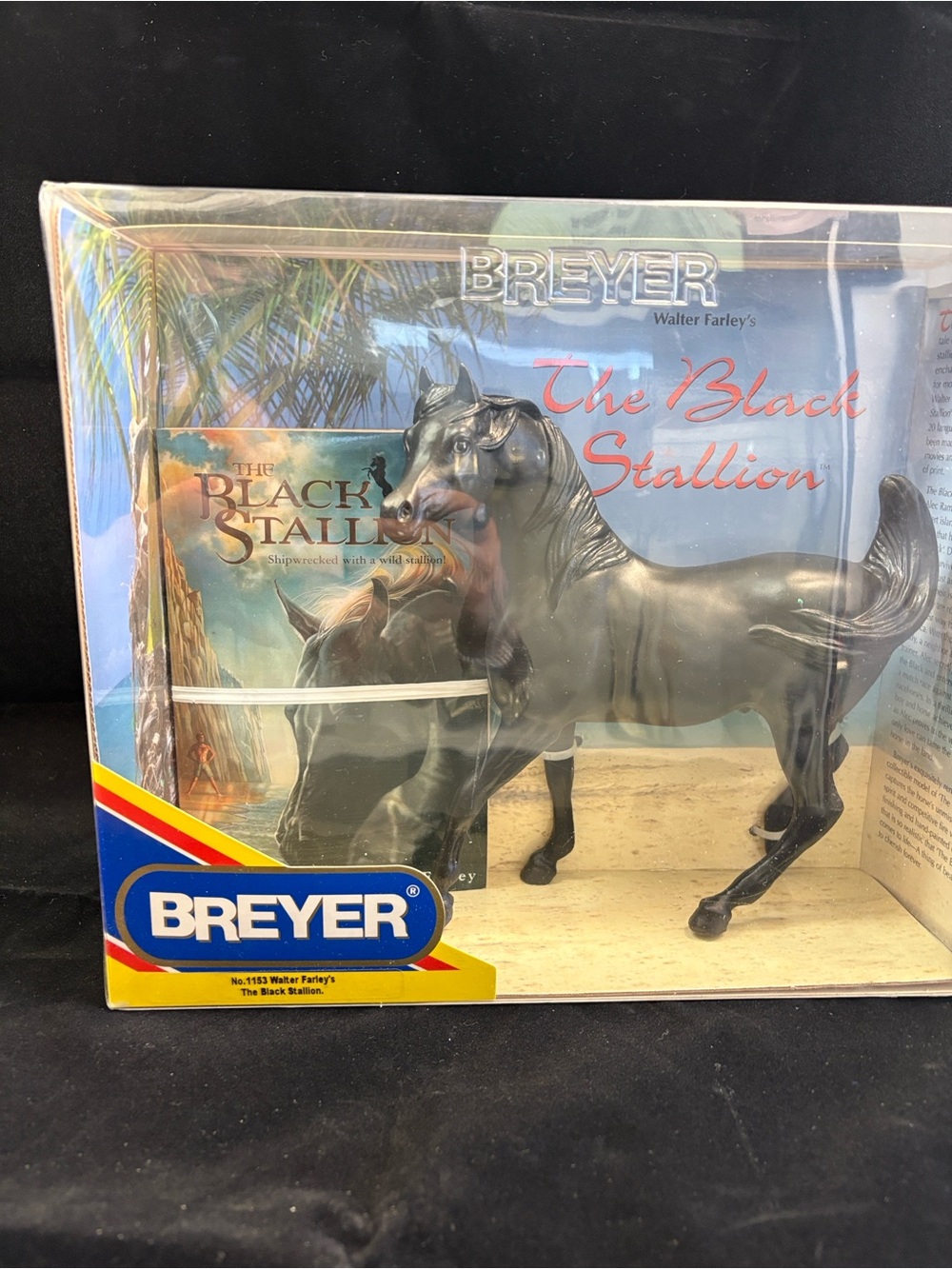 Breyer Black Stallion Model Horse - Glossy Black.  0266